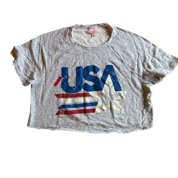 SHOW ME YOUR MUMU USA STAR TEE Size L - Picture 2 of 7